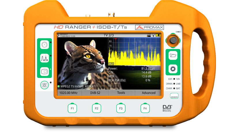 HD Ranger+ ISDB-T數(shù)字電視場強儀